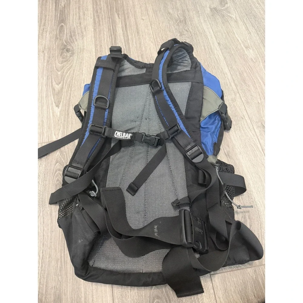 Camelbak Peak Bagger Backpack OS Blue Green Hiking Camping Outdoor Daypack - Picture 2 of 8